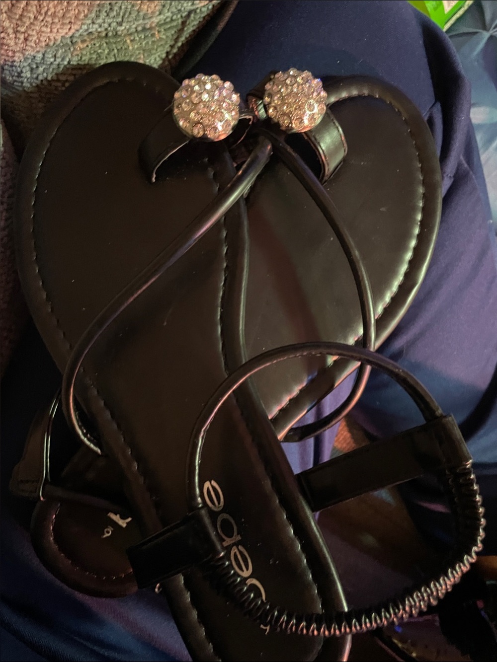 Like new black sandals BeBe